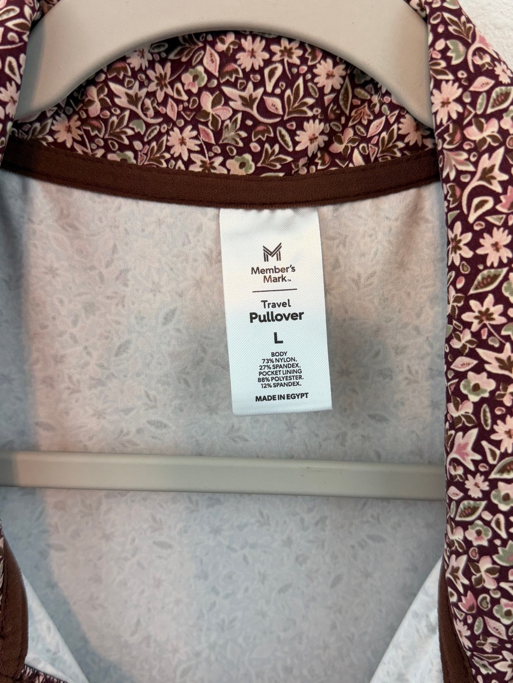 Women’s Floral Half-Zip Pullover - Picture 6 of 8